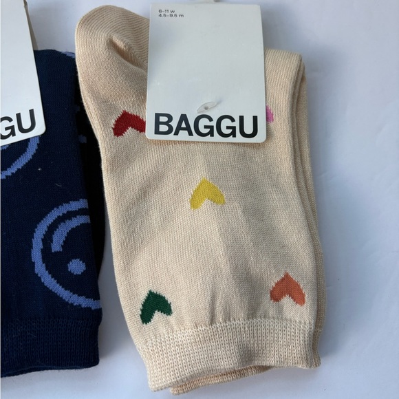 Set of 2 NWT BAGGU Socks - Picture 2 of 11